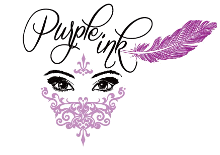 logo purple ink