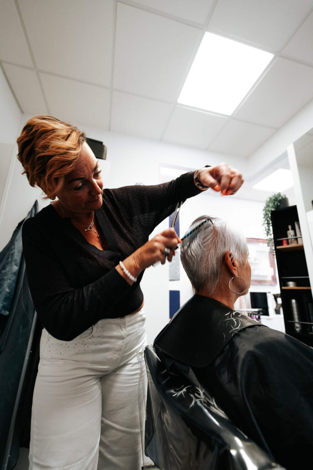 Coiffeuse à Marin